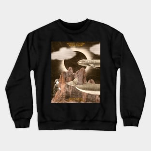 Kid and whales Crewneck Sweatshirt